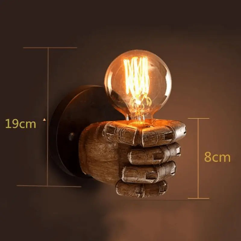 Hand Shaped One Wall Light Lamp — alternate product view 8