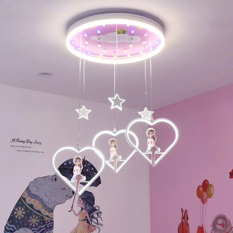 Girl Bedroom Decor Led Chandelier — product view