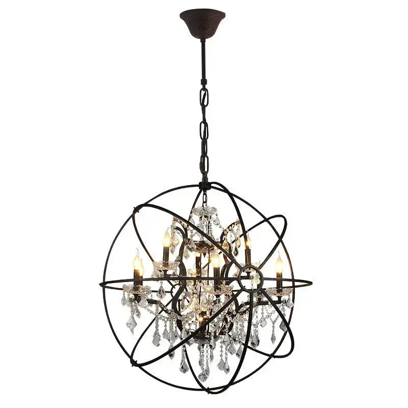 Mid Century Globe Chandelier — alternate product view 1