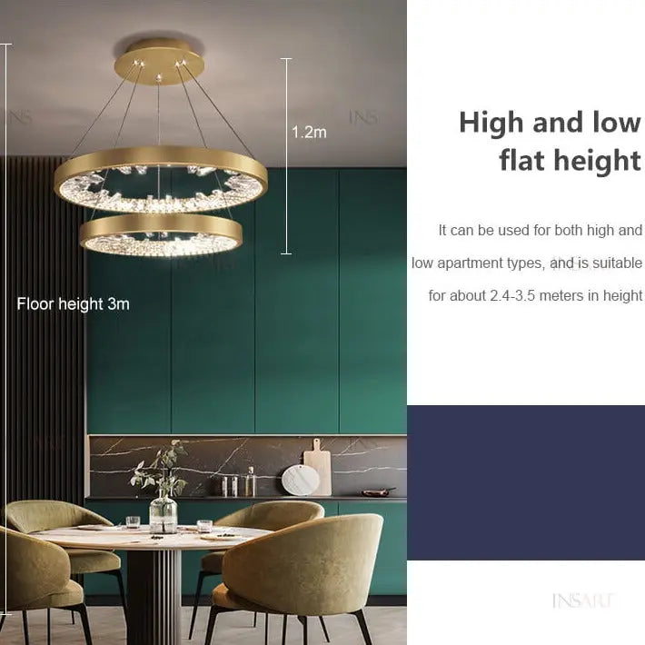 Luxury Dining Room Crystal Chandelier — alternate product view 7