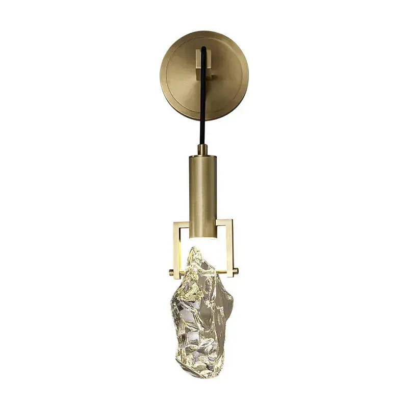Iceberg Led Crystal Wall Light — shown in an interior setting