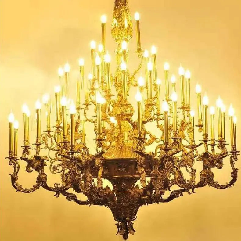 French Copper Luxury Chandelier — alternate product view 2