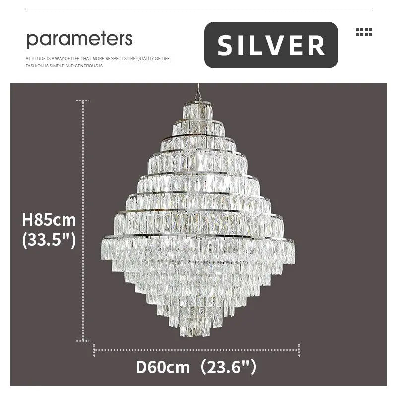 Villa Hollow Duplex Modern Chandelier — alternate product view 9