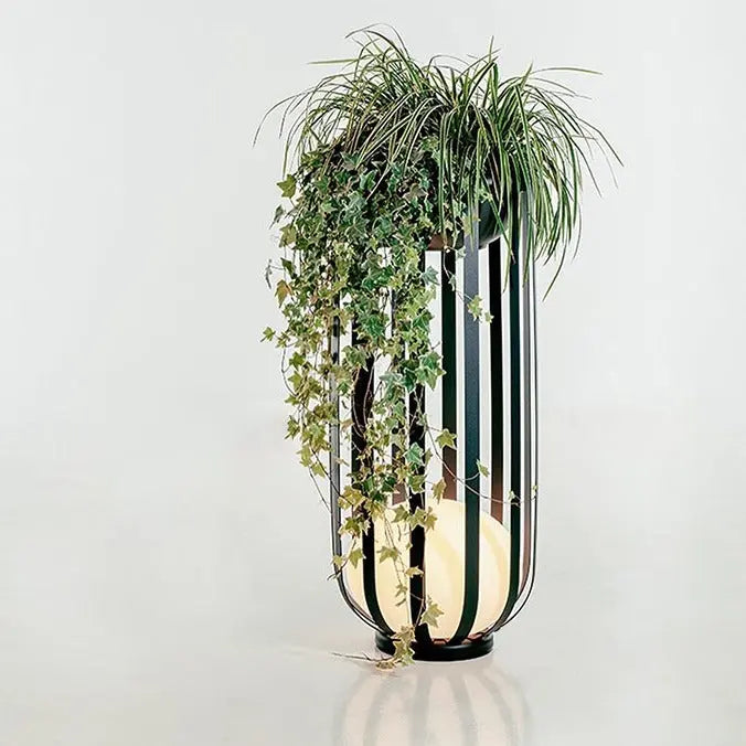 Outdoor Terrace Flower Stand Lamp — alternate product view 7