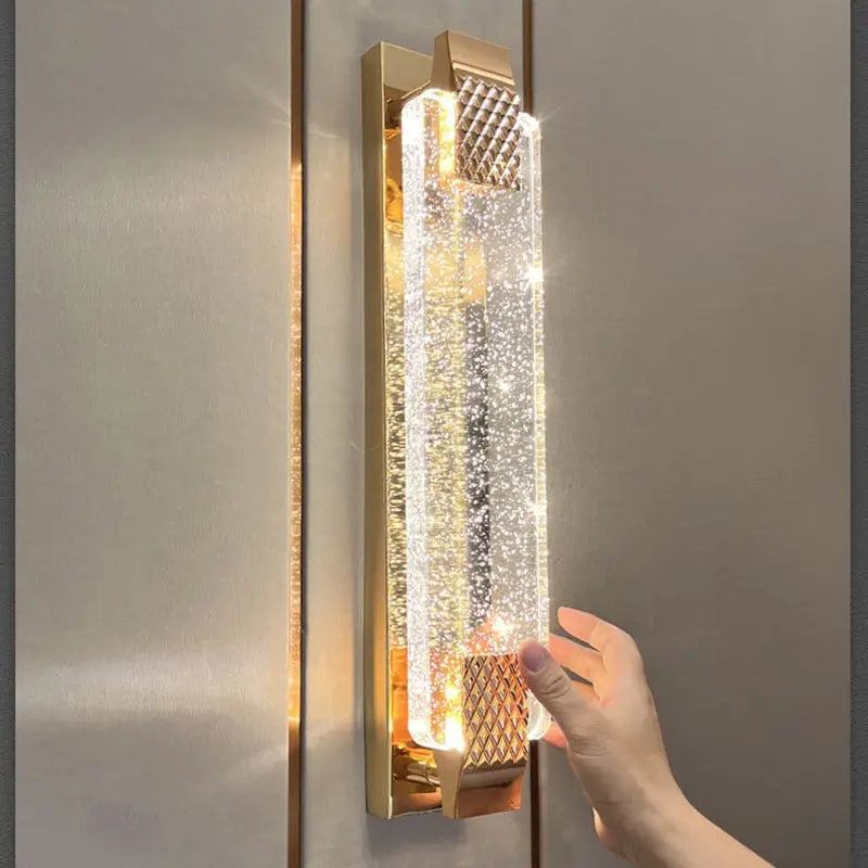 Crystal Bubble Living Room Background Wall Lamp — alternate product view 3