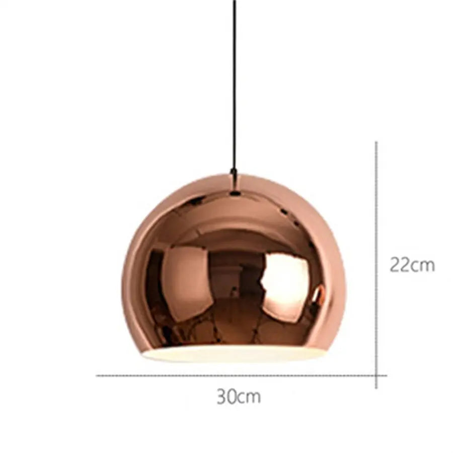 Luxury Rose Gold Pendant Light — alternate product view 4