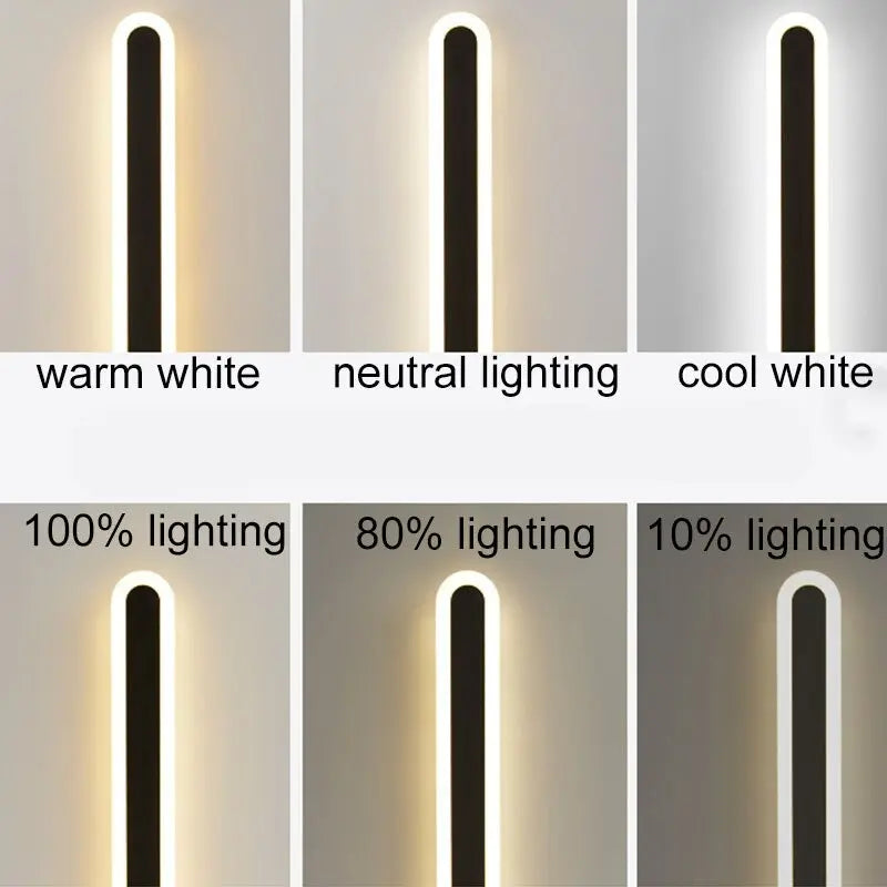 New Round Edges Waterproof Wall LED Outdoor Lights — alternate product view 6