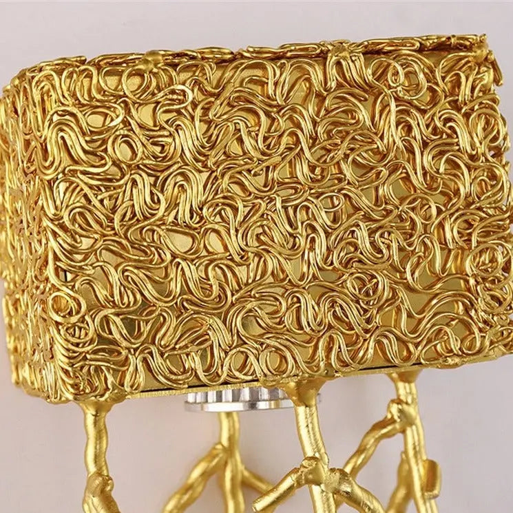 Nordic Transparent Crystal Gold Wall Lamp — alternate product view 9
