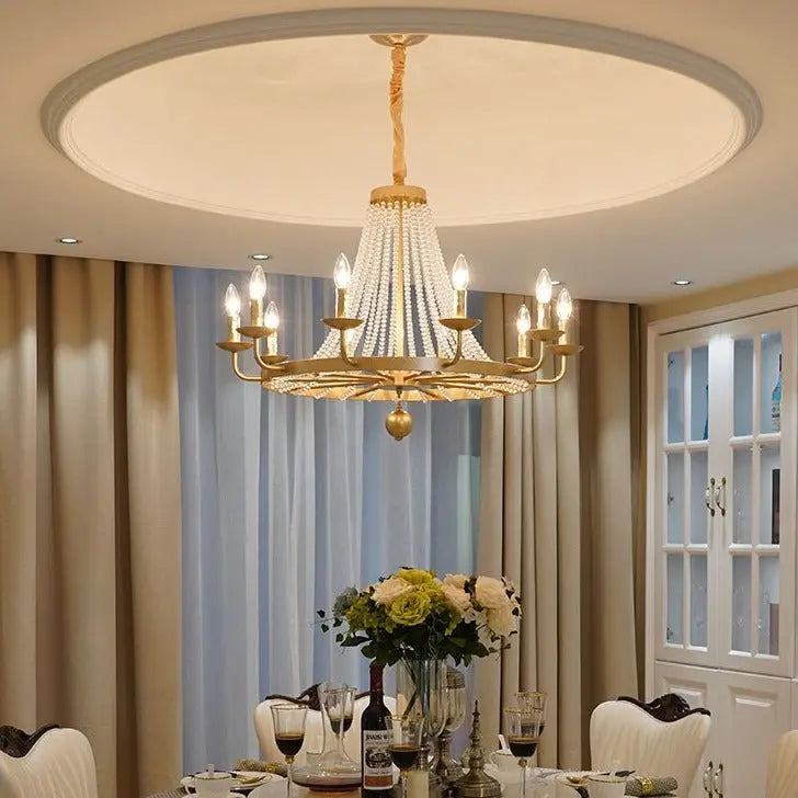 Country Candle Crystal Chandelier — alternate product view 6