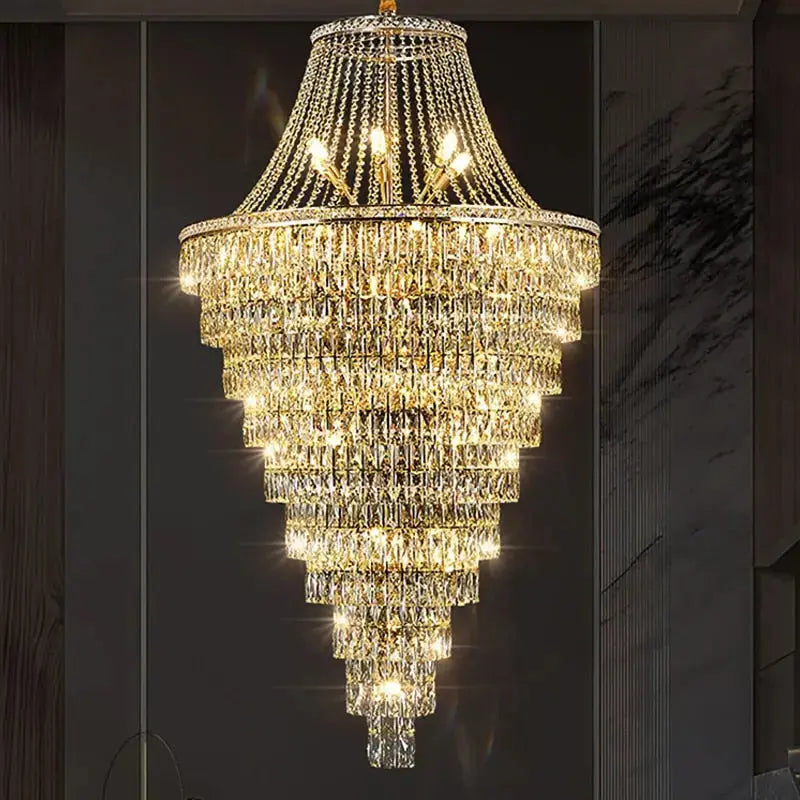 Duplex Villa Crystal Chandelier — alternate product view 5