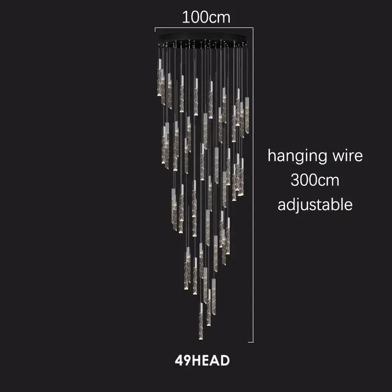 Modern Loft LED Chandelier — alternate product view 18