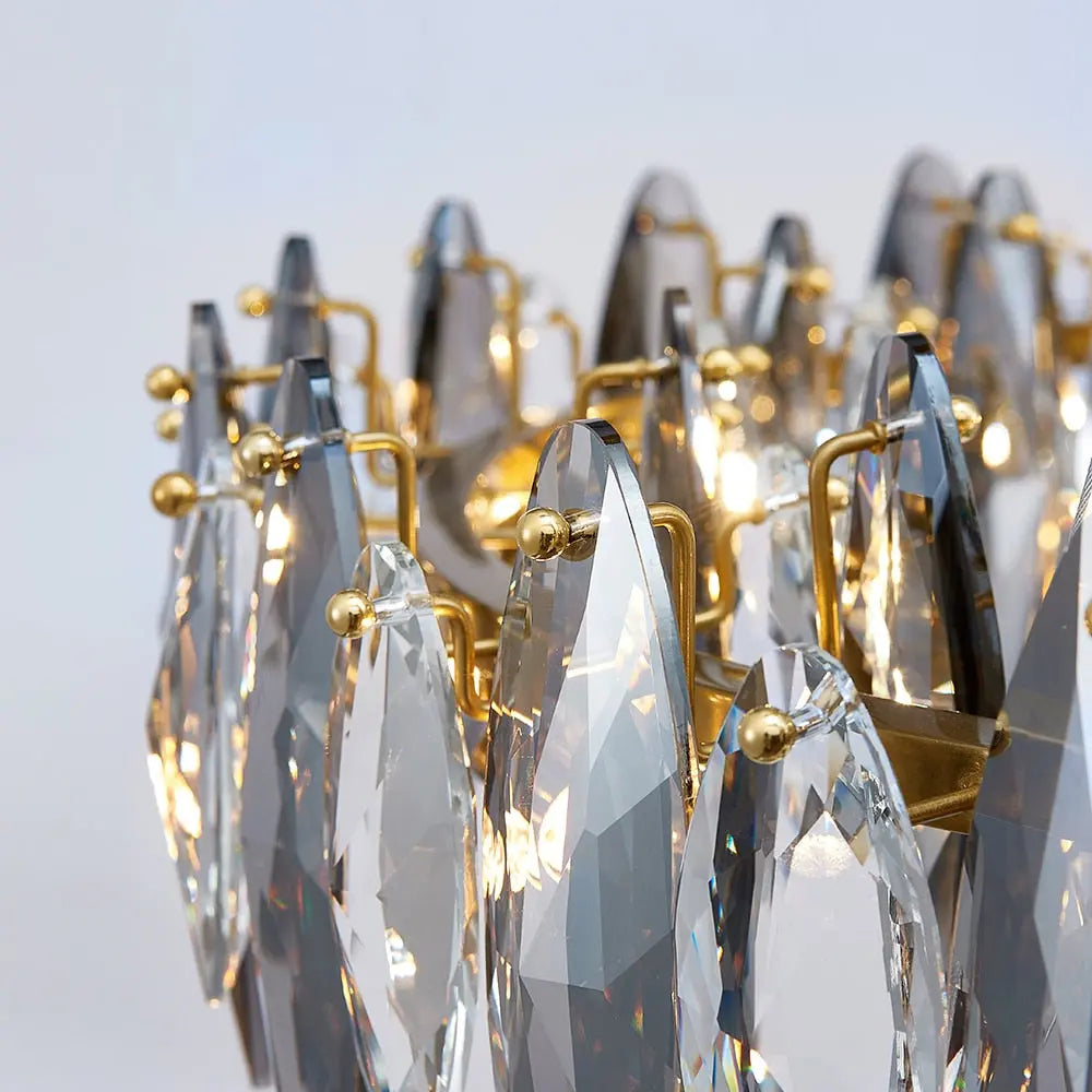 Luxury Modern Hanging Crystal Chandelier — alternate product view 2