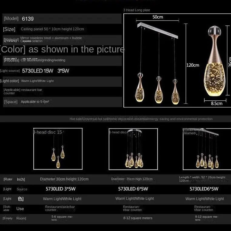 Modern Art LED Pendant Light — alternate product view 12