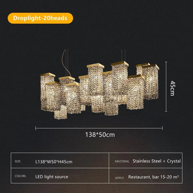 Italian Smoky Crystal Contemporary Chandelier — alternate product view 10
