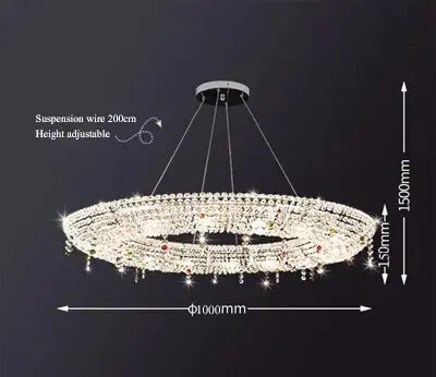 Crystal Luxury Chandelier Villa — alternate product view 13