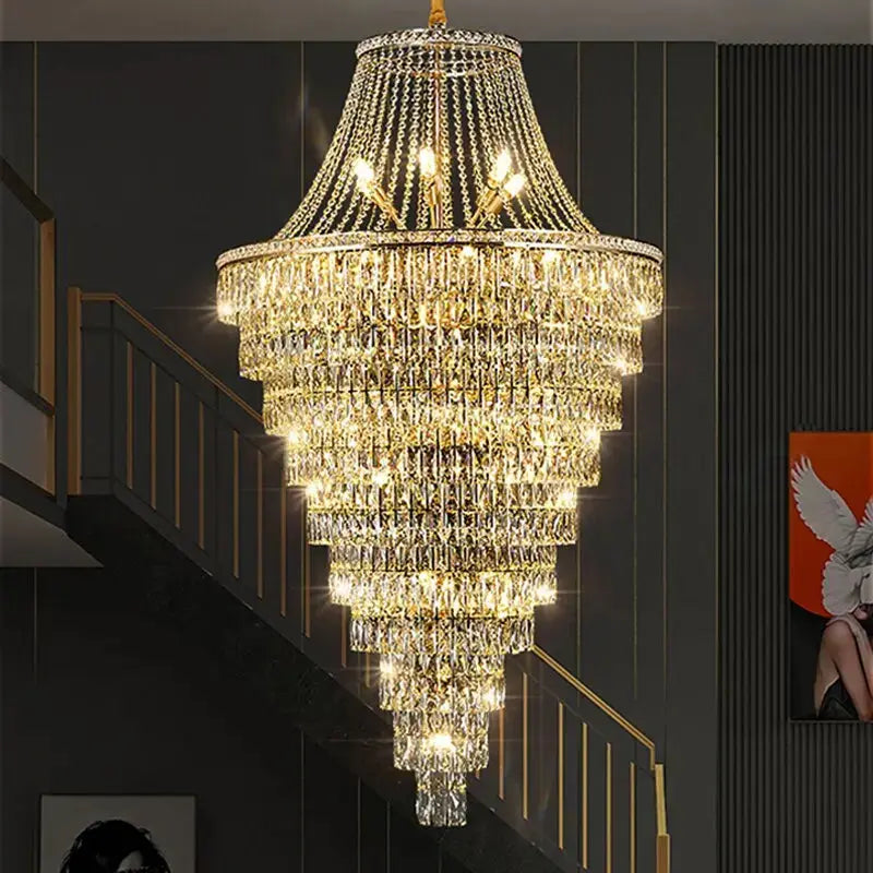 Duplex Villa Crystal Chandelier — alternate product view 7