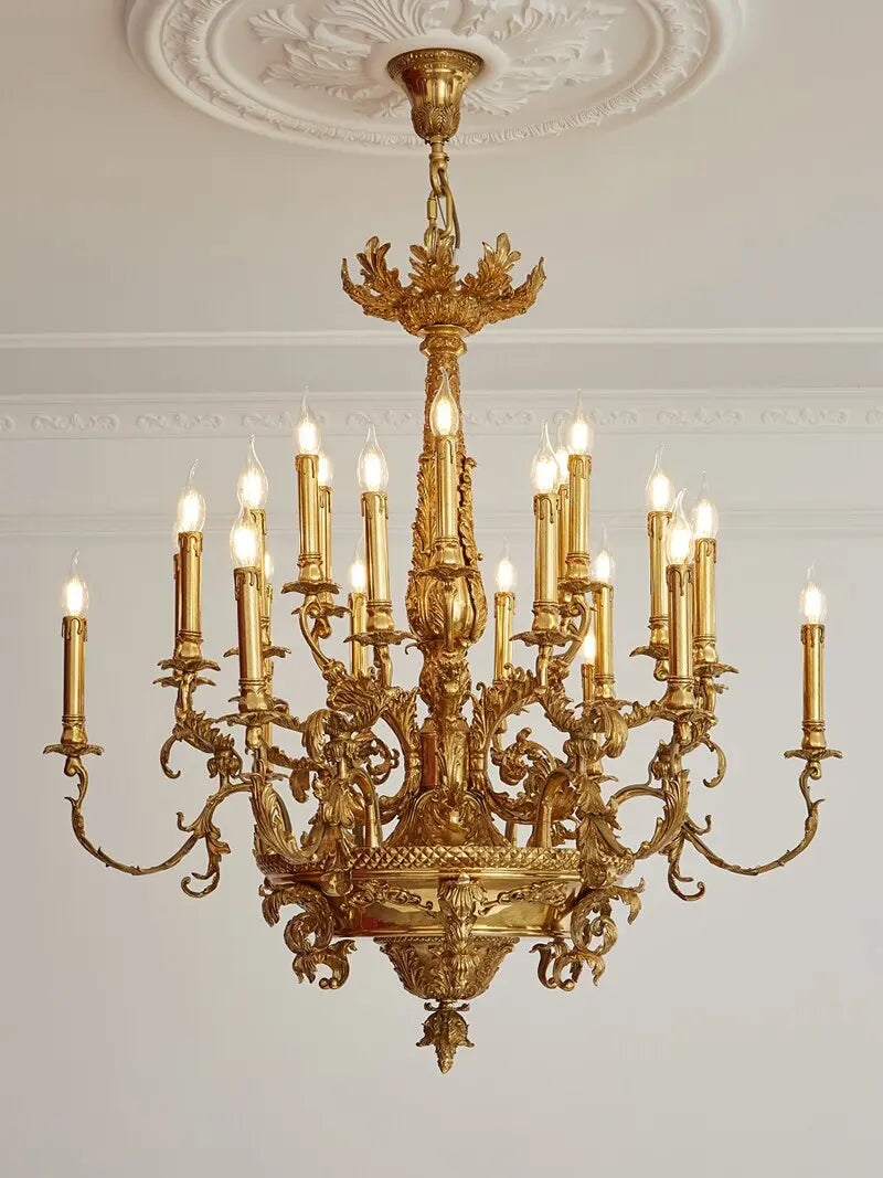 French Copper Luxury Chandelier — alternate product view 5