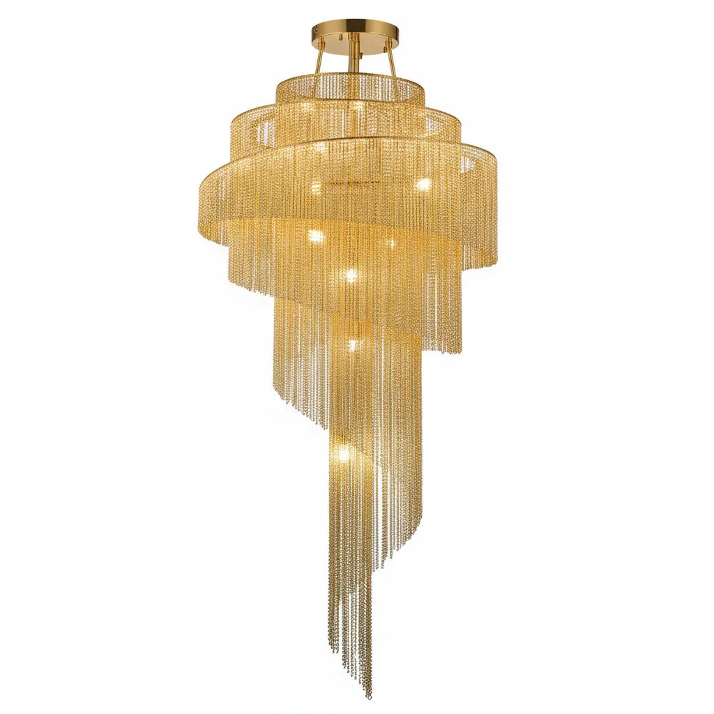 Luxury Tassel Chain Chandelier — alternate product view 1