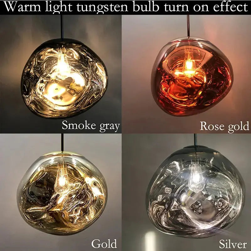 Nordic Lava Pendant Lights - Silver — alternate product view 8