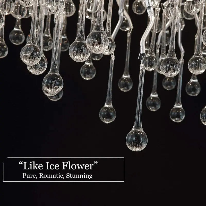 Luxury Chrome Raindrop Chandelier — alternate product view 4