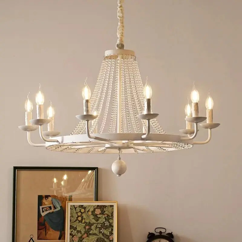 Country Candle Crystal Chandelier — alternate product view 1