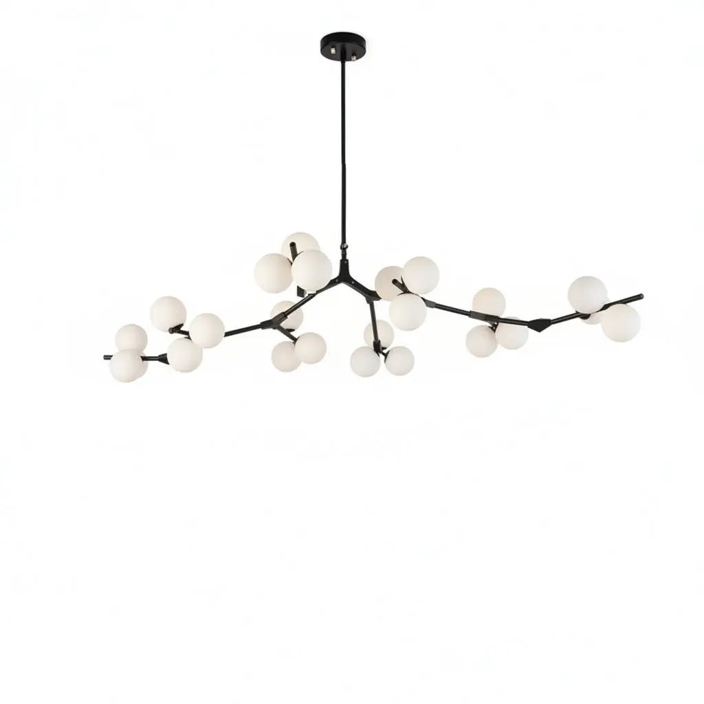 Post Modern Style Glass Balls Chandelier — alternate product view 1