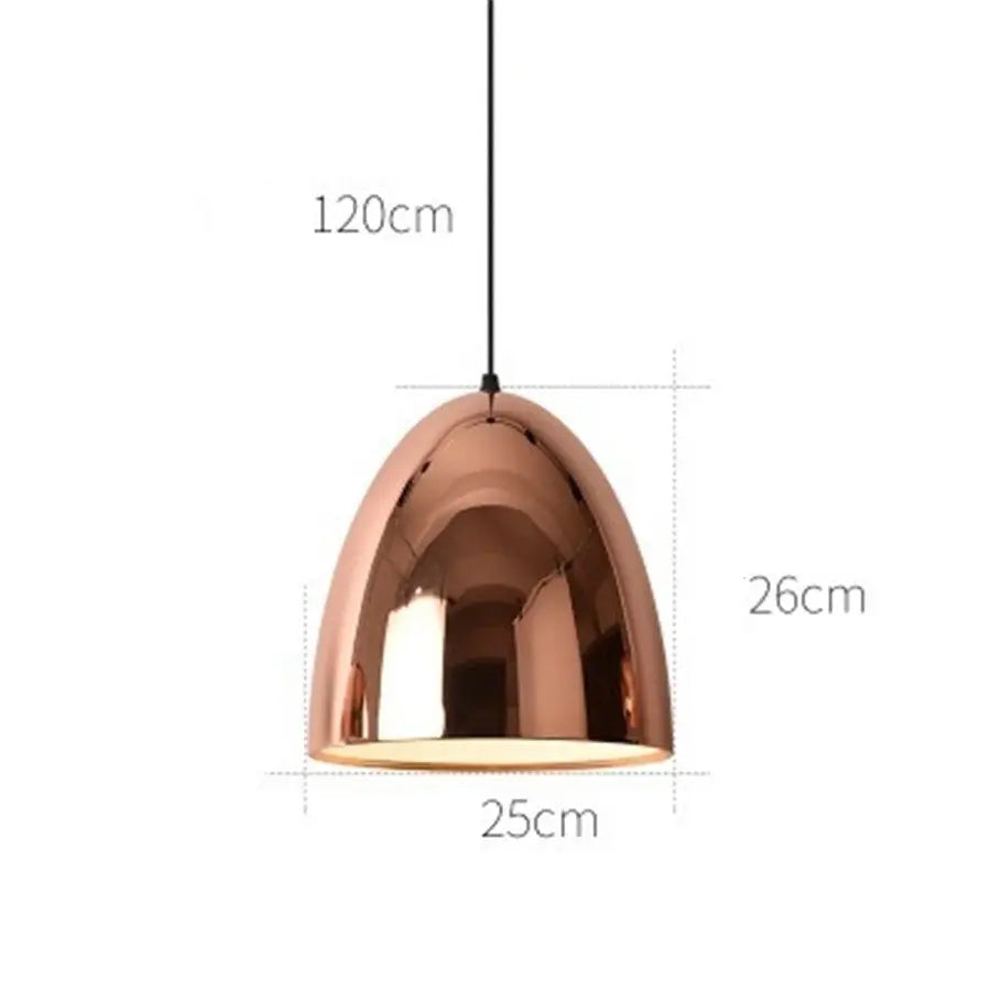 Luxury Rose Gold Pendant Light — alternate product view 6