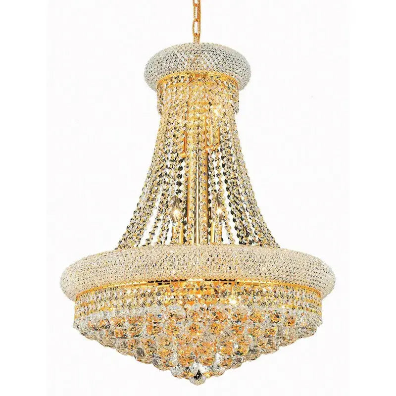 French Empire Gold Crystal Chandelier — alternate product view 9