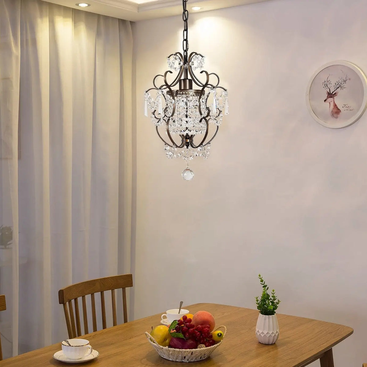 Crystal Mini Chandelier — alternate product view 5