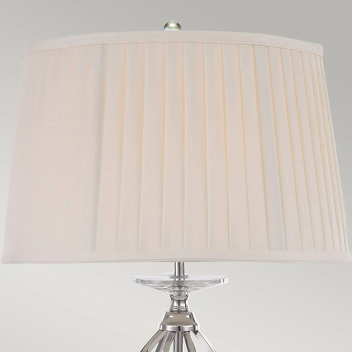 Aegean 1 Light Table Lamp - Polished Nickel — close-up design detail