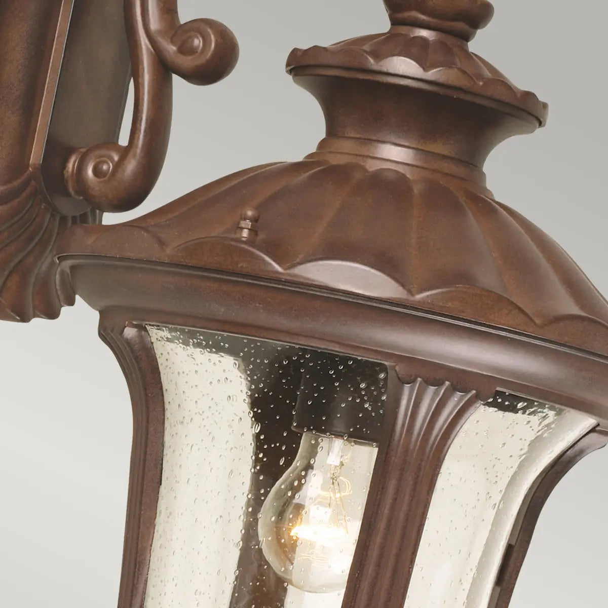 Chicago 1 Light Medium Down Wall Lantern — close-up design detail 2