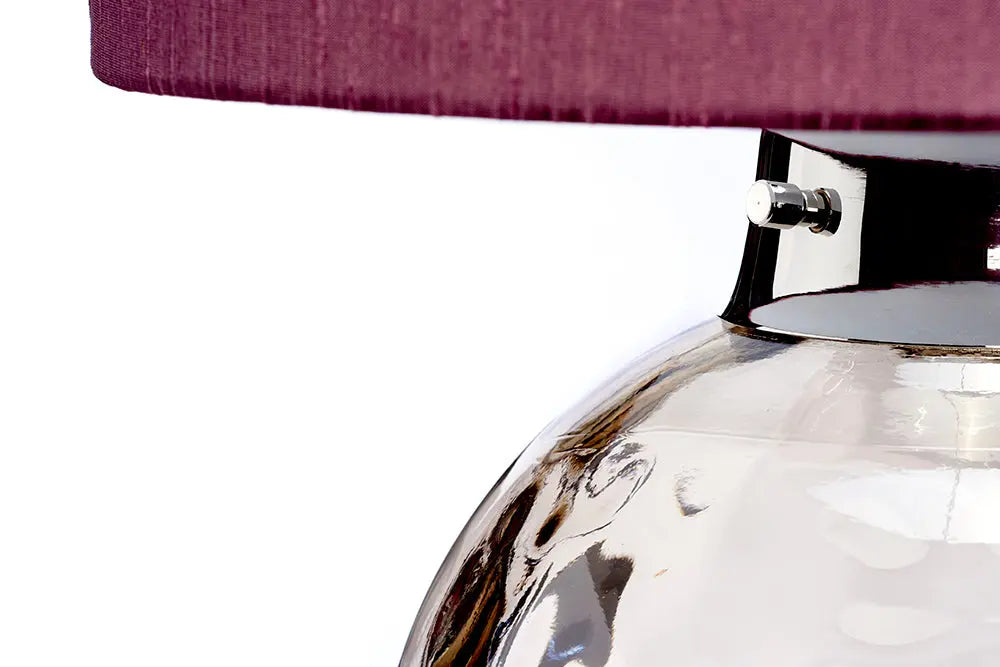 Kara Table Lamp - Smoke — close-up design detail