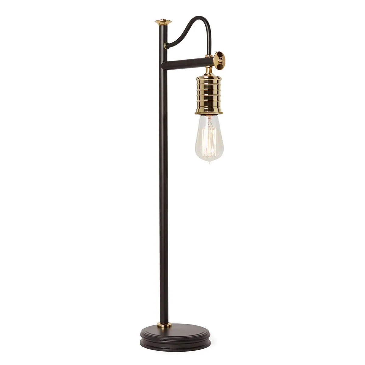 Douille Table Lamp - Black/Polished Brass — product view