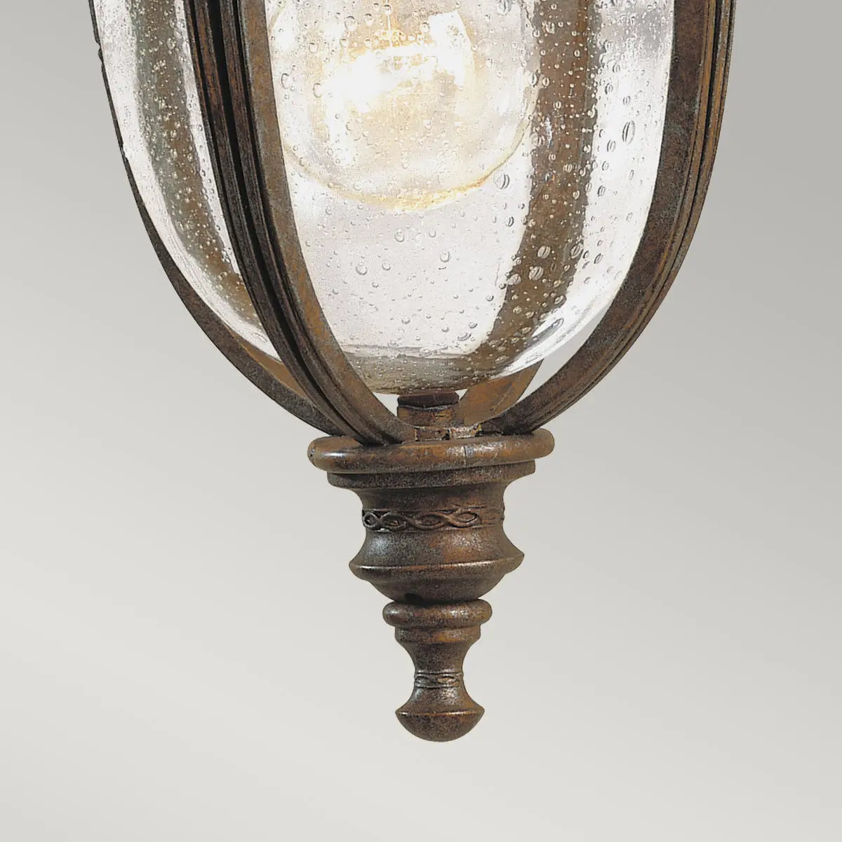 English Bridle Wall Lantern — close-up design detail 6