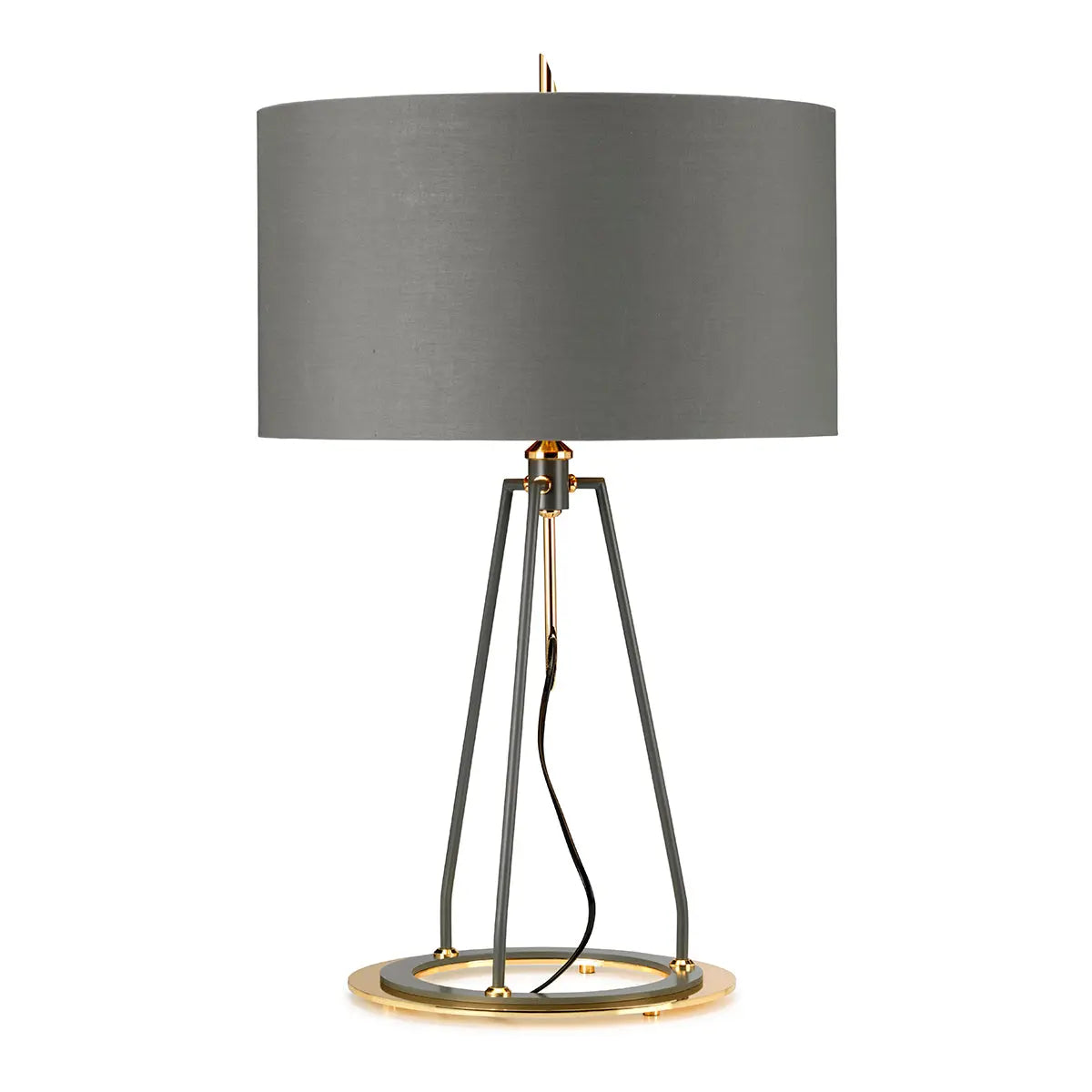 Ferrara Table Lamp - Grey and Polished Gold — alternate product view 1